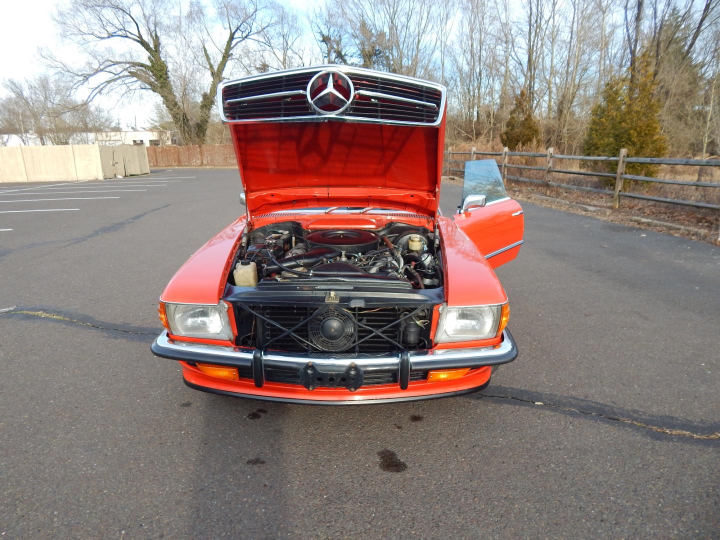 1972 Signal Red /Black Leather Mercedes-Benz 450SL 450SL (10704412000) with an 4.5L V8 engine, Automatic transmission, located at 6528 Lower York Road, New Hope, PA, 18938, (215) 862-9555, 40.358707, -74.977882 - Here we have a beautiful 1972 Mercedes 450SL. Options include: black leather, hard top and soft top, AM/FM/TAPE radio, parking lights, VDO Klenzle clock, Berger Mangel stamped 15 inch wheels with 4 Kelly Navigator 800S tires. This vehicle comes with a car cover and a list of records of work done to - Photo#26